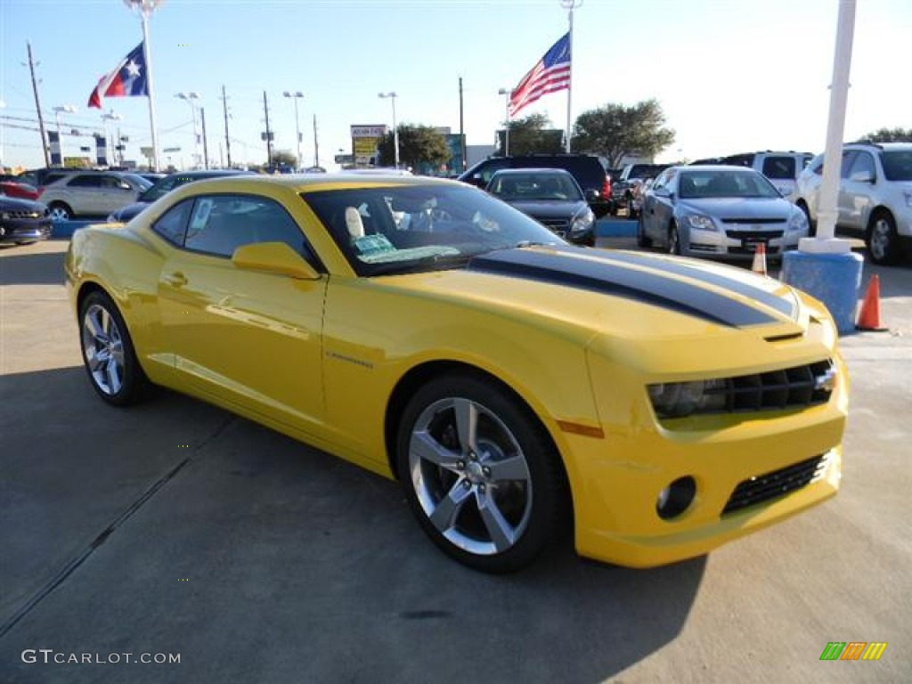 Rally Yellow 2012 Chevrolet Camaro SS Coupe Exterior Photo #59016305