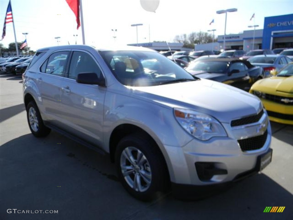 2012 Equinox LS - Silver Ice Metallic / Jet Black photo #3