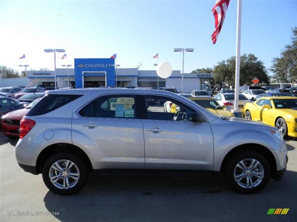 2012 Equinox LS - Silver Ice Metallic / Jet Black photo #4