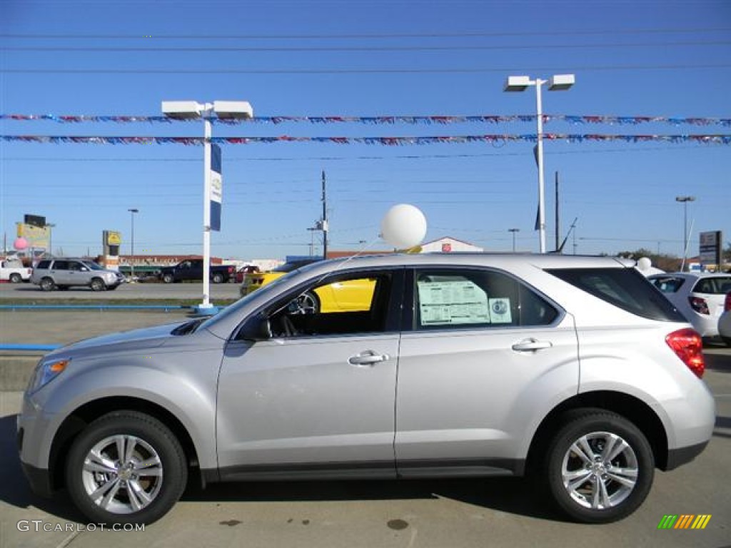 2012 Equinox LS - Silver Ice Metallic / Jet Black photo #8
