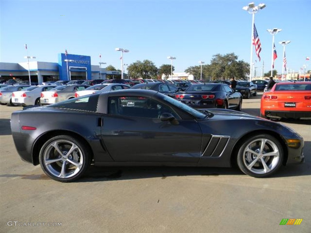 2012 Corvette Grand Sport Coupe - Cyber Gray Metallic / Ebony photo #4