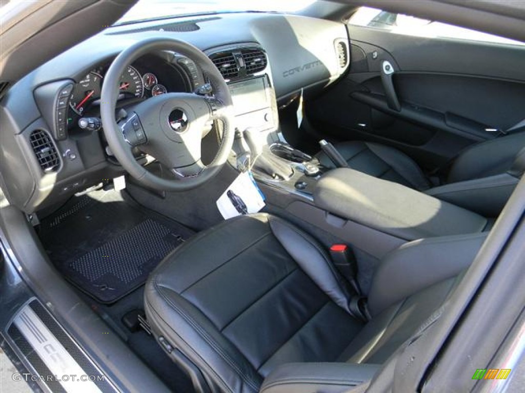 Ebony Interior 2012 Chevrolet Corvette Grand Sport Coupe Photo #59016758