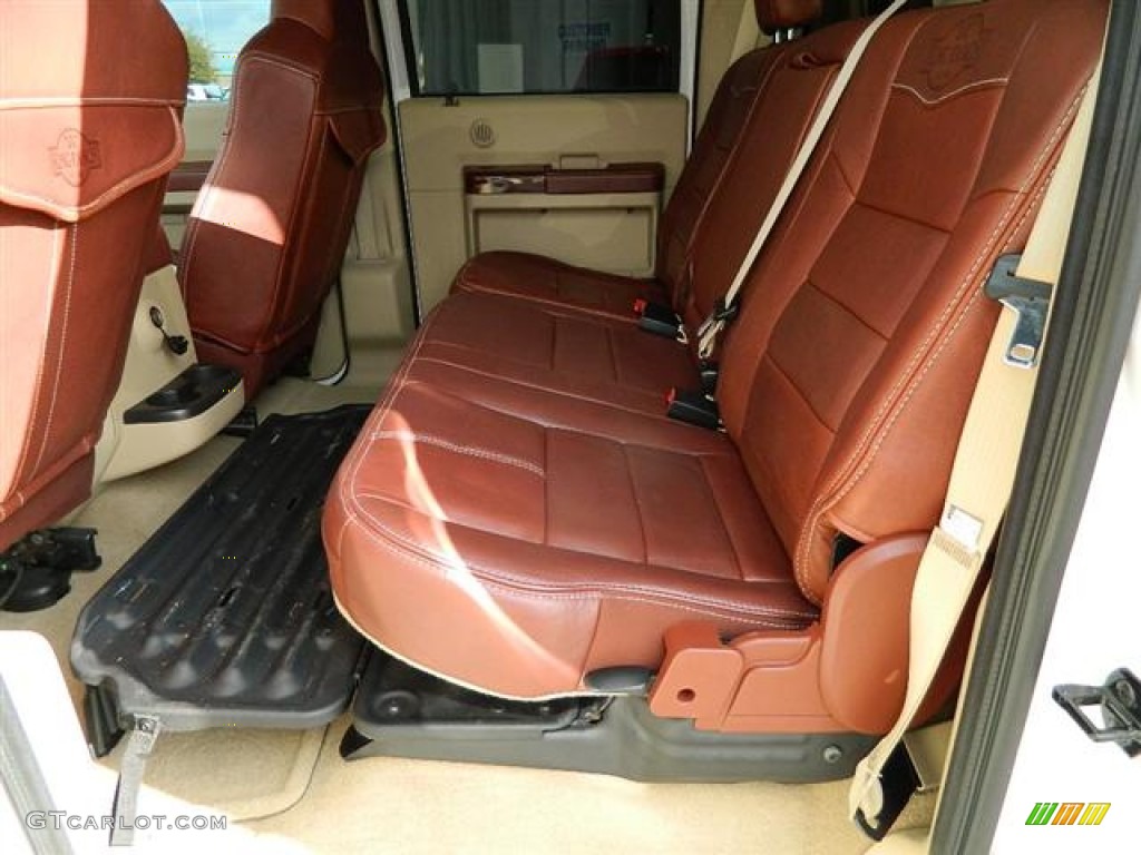 Chaparral Leather Interior 2009 Ford F250 Super Duty King Ranch Crew Cab 4x4 Photo #59017673
