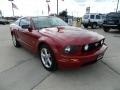 2008 Dark Candy Apple Red Ford Mustang GT Deluxe Coupe  photo #3