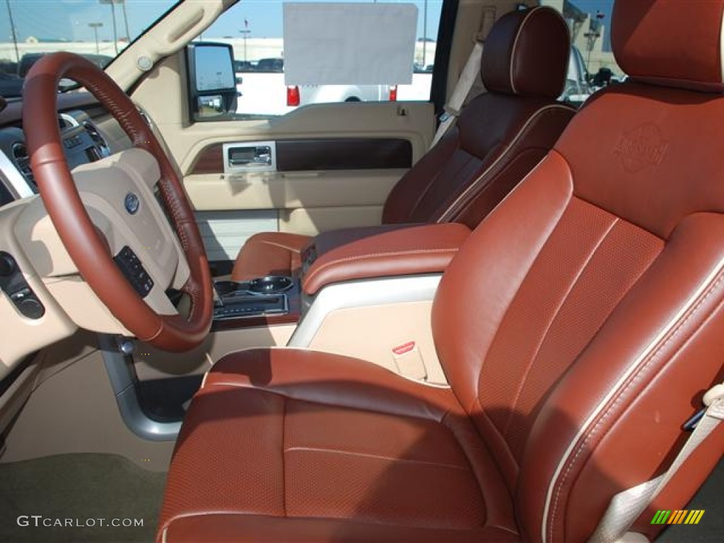 King Ranch Chaparral Leather Interior 2012 Ford F150 King Ranch SuperCrew Photo #59018542