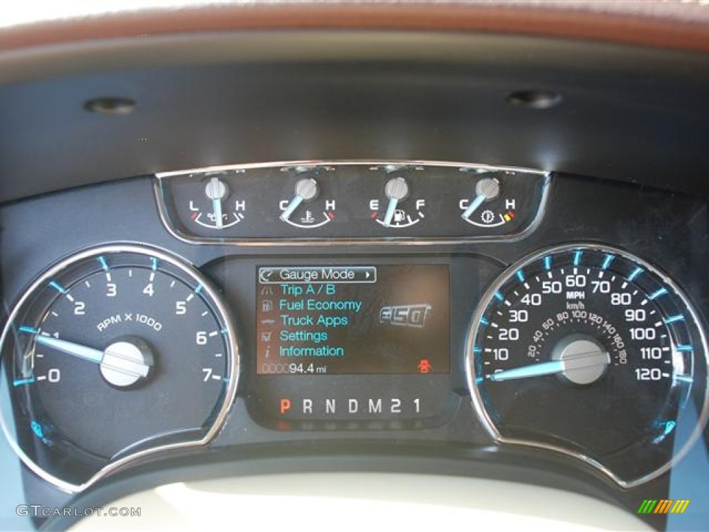 2012 Ford F150 King Ranch SuperCrew Gauges Photo #59018581