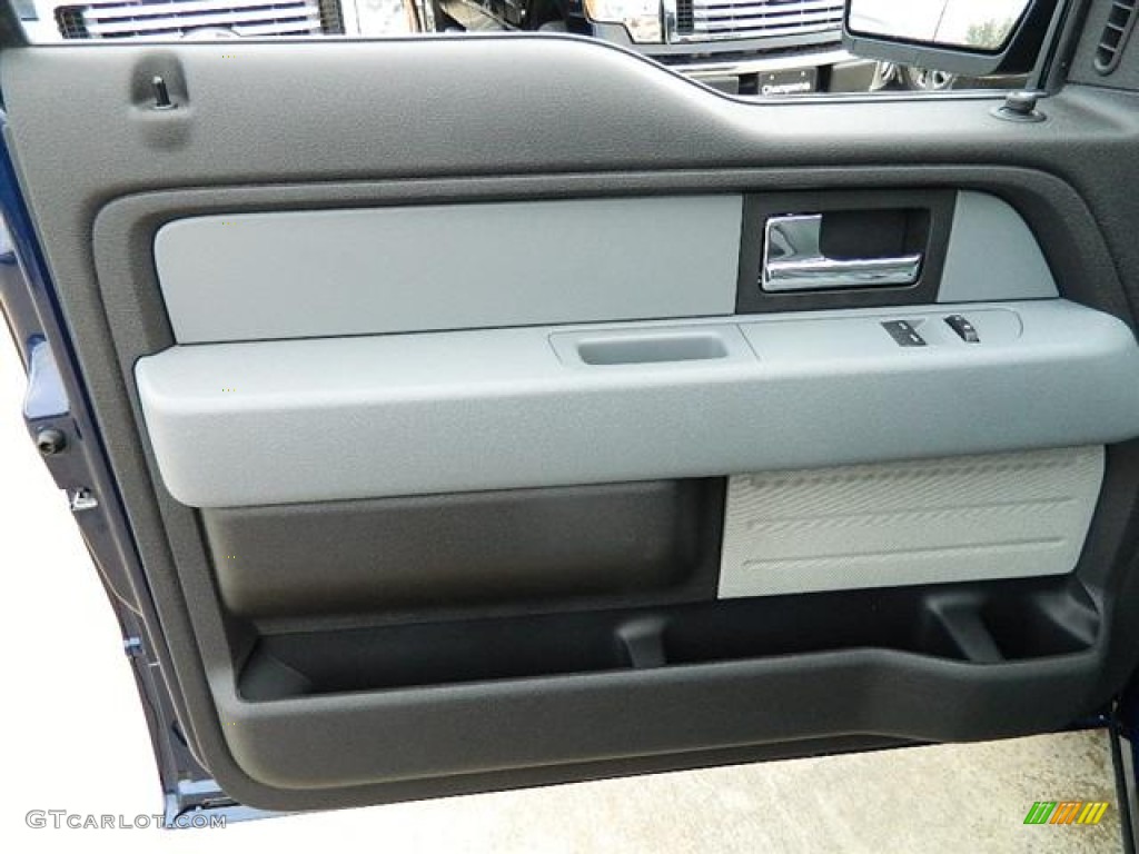 2012 Ford F150 XL Regular Cab Steel Gray Door Panel Photo #59019803