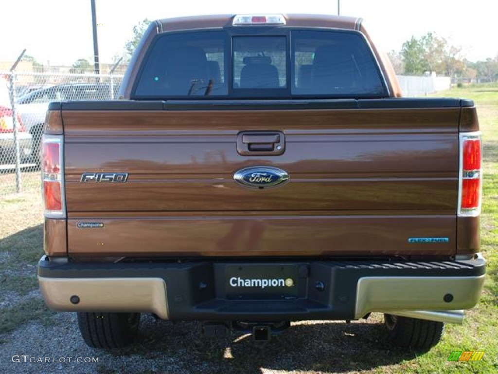 2012 F150 Lariat SuperCrew - Golden Bronze Metallic / Pale Adobe photo #5