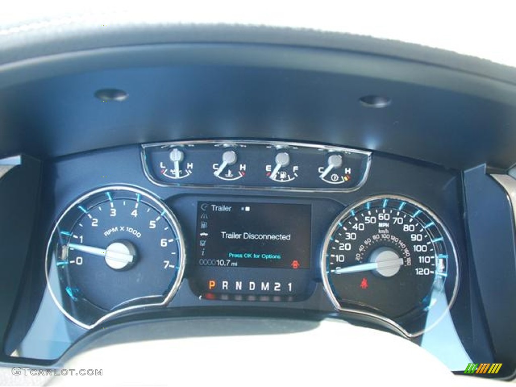 2012 Ford F150 Lariat SuperCrew Gauges Photo #59020541