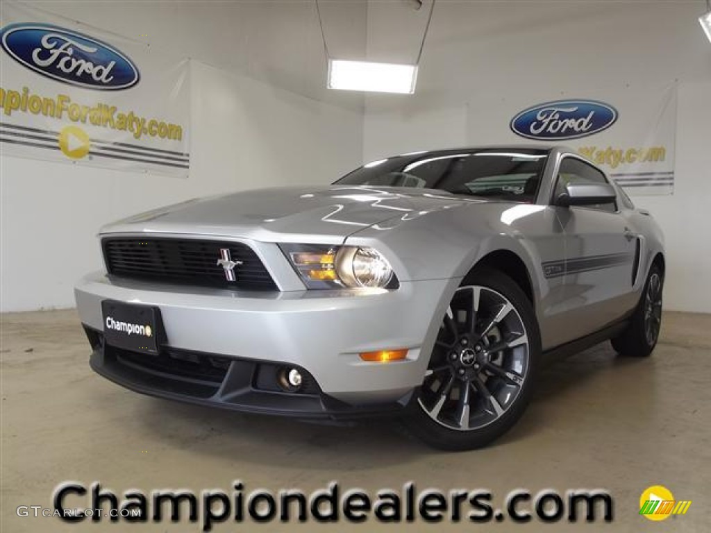 2012 Mustang C/S California Special Coupe - Ingot Silver Metallic / Charcoal Black/Carbon Black photo #1