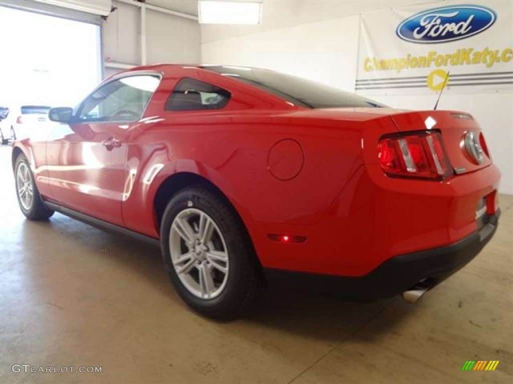2012 Mustang V6 Coupe - Race Red / Charcoal Black photo #6