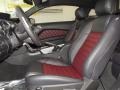 Lava Red/Charcoal Black 2012 Ford Mustang GT Premium Coupe Interior Color