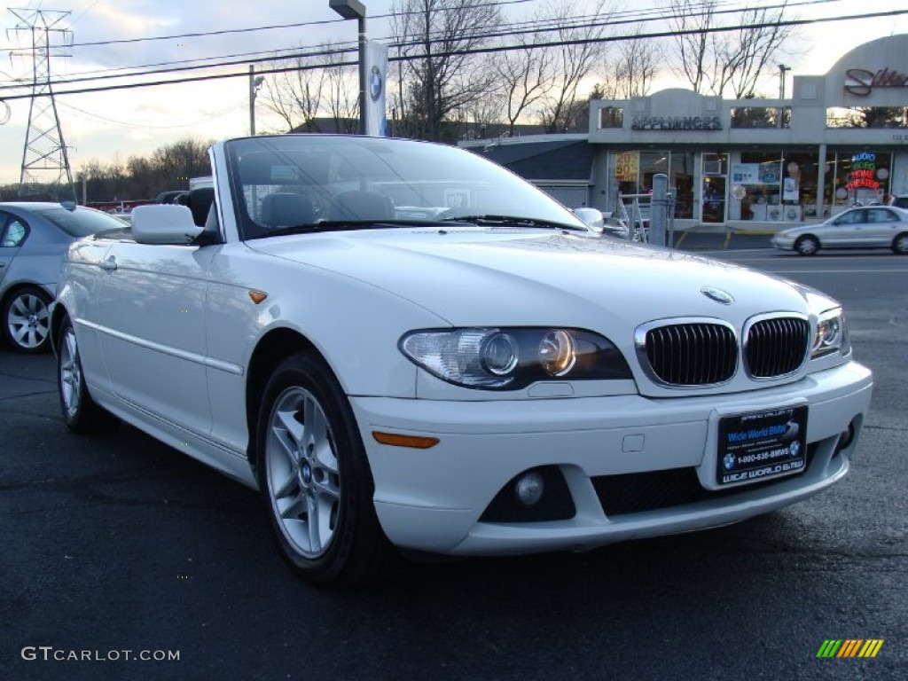 2004 3 Series 325i Convertible - Alpine White / Black photo #3