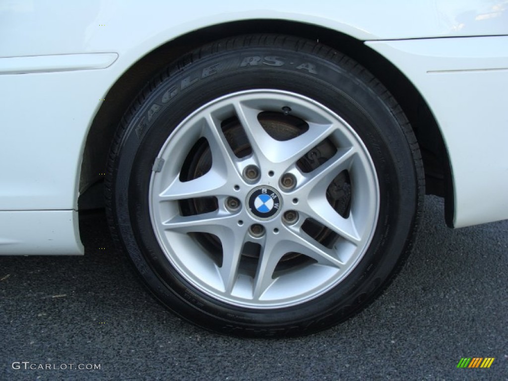 2004 3 Series 325i Convertible - Alpine White / Black photo #7