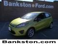 Lime Squeeze Metallic 2012 Ford Fiesta SES Hatchback