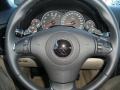 2012 Chevrolet Corvette Cashmere Interior Steering Wheel Photo