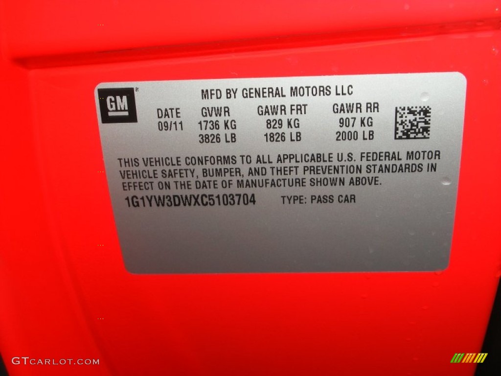 2012 Corvette Grand Sport Convertible - Torch Red / Cashmere photo #46