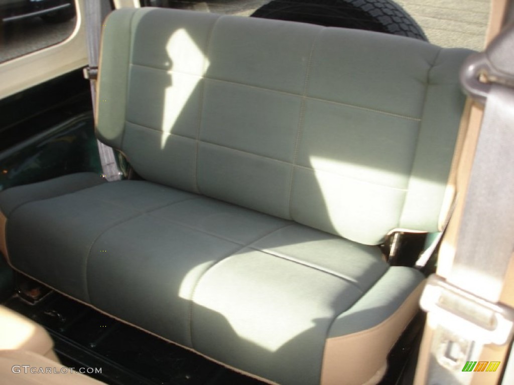 2001 Wrangler Sahara 4x4 - Forest Green / Camel/Dark Green photo #11