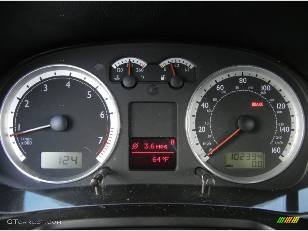 2005 Volkswagen Jetta GLI Sedan Gauges Photo #59025192
