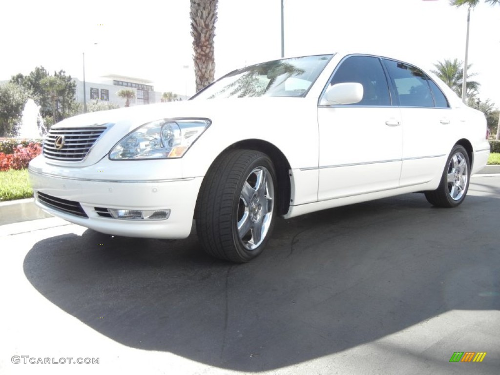 Crystal White 2005 Lexus LS 430 Sedan Exterior Photo #59025282