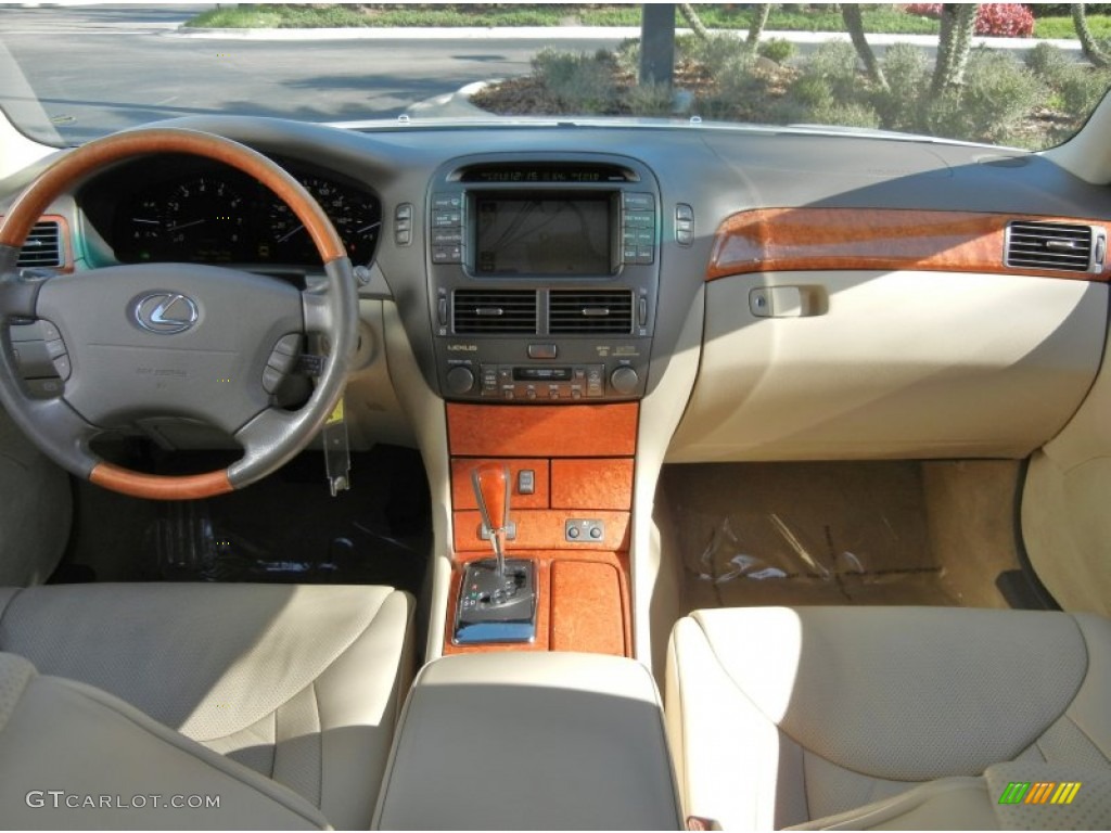 2005 Lexus LS 430 Sedan Ecru Dashboard Photo #59025438