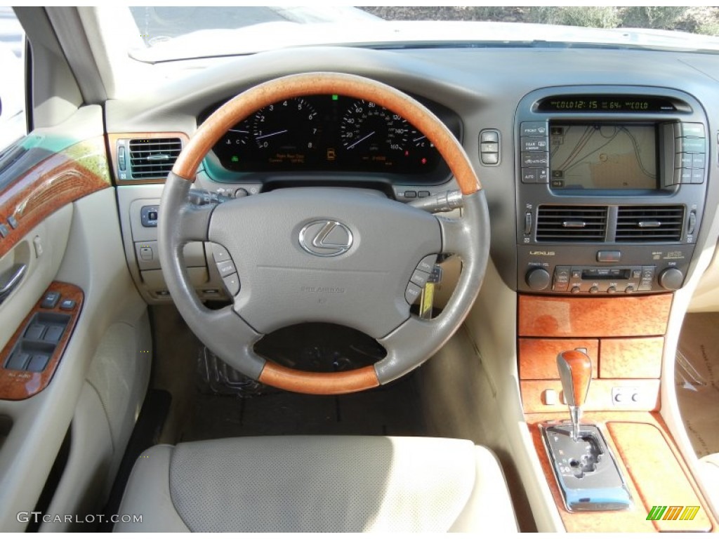 2005 Lexus LS 430 Sedan Ecru Dashboard Photo #59025447