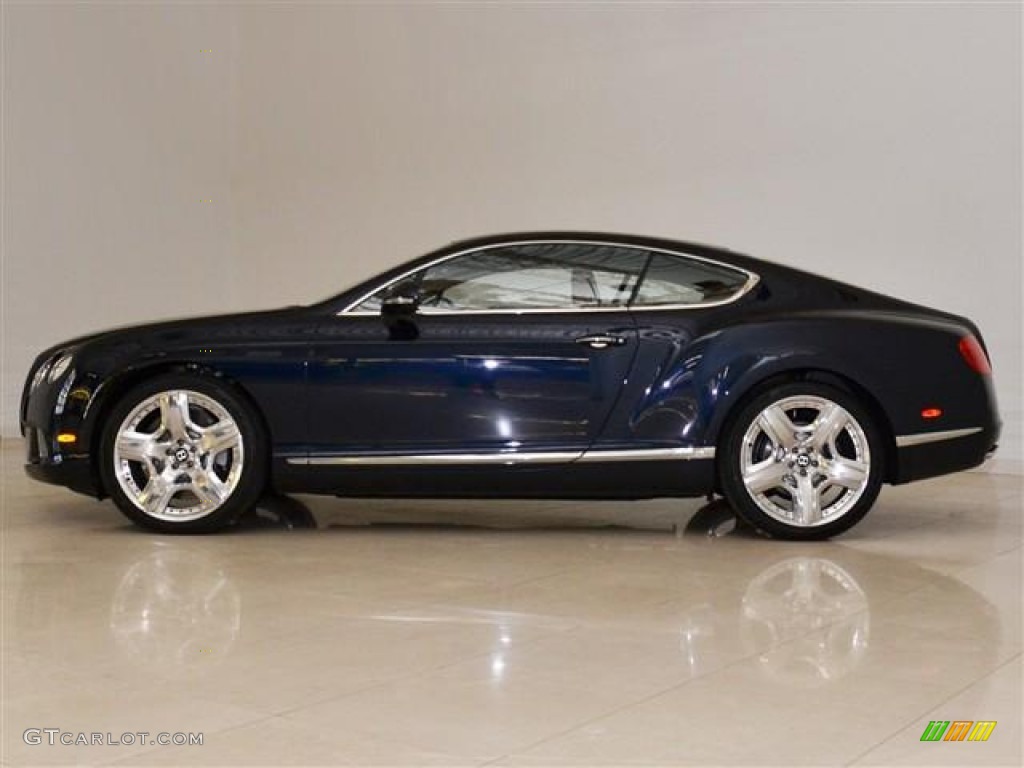 Dark Sapphire 2012 Bentley Continental GT Mulliner Exterior Photo #59025579