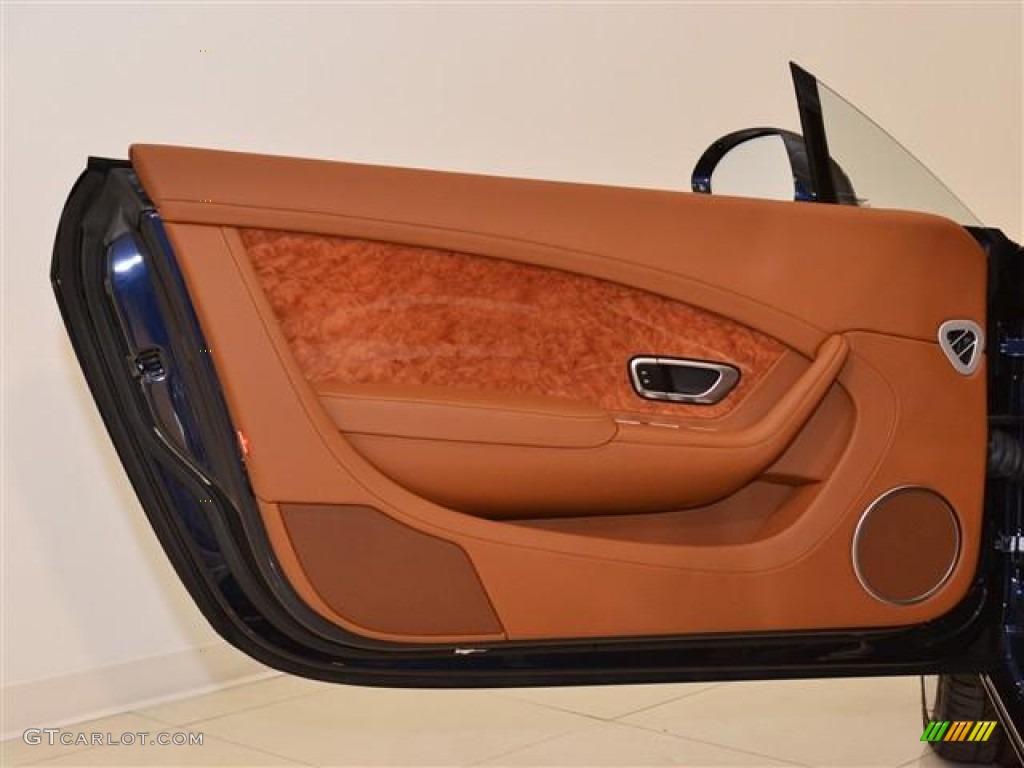 2012 Bentley Continental GT Mulliner Dark Bourbon Door Panel Photo #59025648