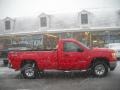 2010 Fire Red GMC Sierra 1500 Regular Cab 4x4  photo #2