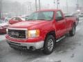 2010 Fire Red GMC Sierra 1500 Regular Cab 4x4  photo #7