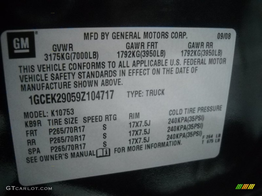 2009 Silverado 1500 LT Extended Cab 4x4 - Black Granite Metallic / Ebony photo #11