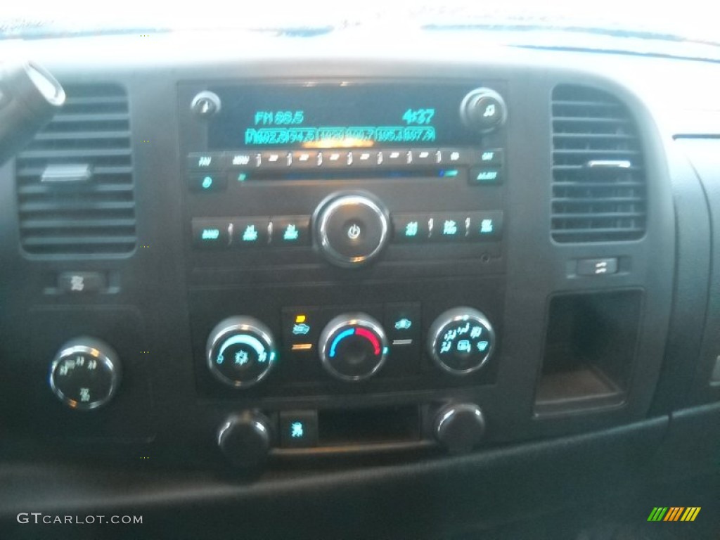 2009 Silverado 1500 LT Extended Cab 4x4 - Black Granite Metallic / Ebony photo #17