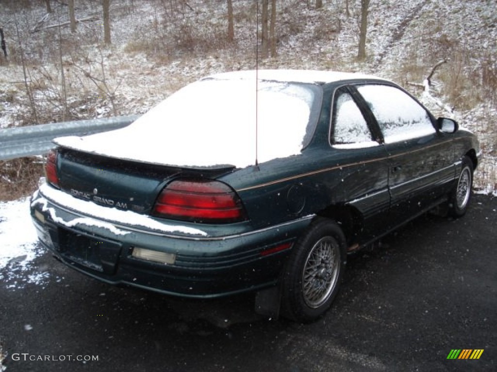 1994 Grand Am SE Coupe - Dark Green Metallic / Beige photo #4