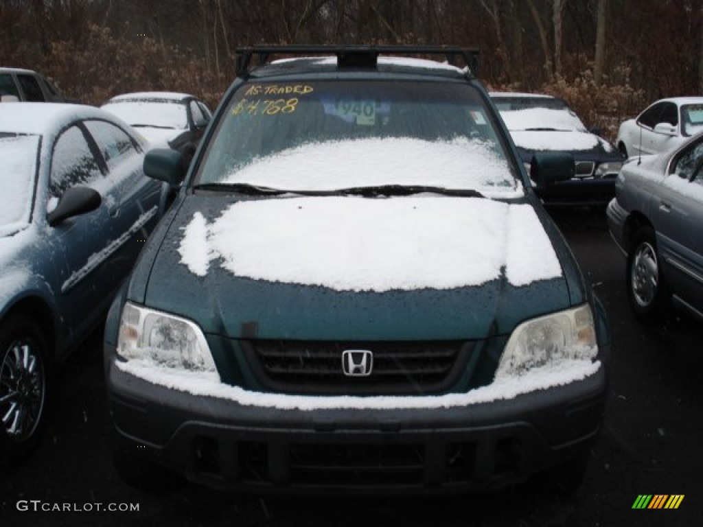 1999 CR-V EX 4WD - Clover Green Pearl / Charcoal photo #2