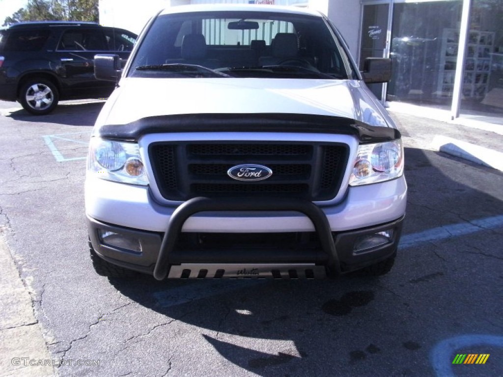 2004 F150 FX4 SuperCrew 4x4 - Silver Metallic / Medium/Dark Flint photo #4