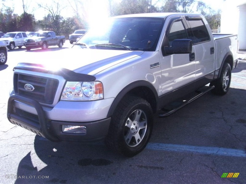 2004 F150 FX4 SuperCrew 4x4 - Silver Metallic / Medium/Dark Flint photo #6