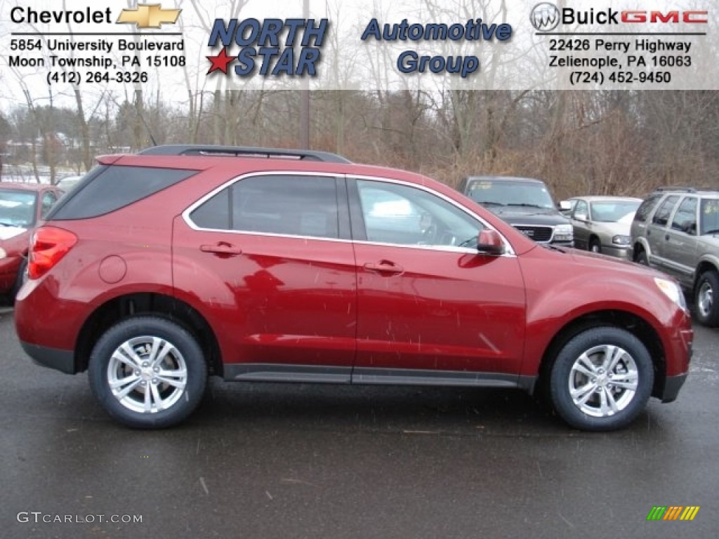 2012 Equinox LT AWD - Cardinal Red Metallic / Jet Black photo #1