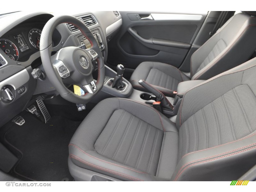 Titan Black Interior 2012 Volkswagen Jetta GLI Photo #59030614