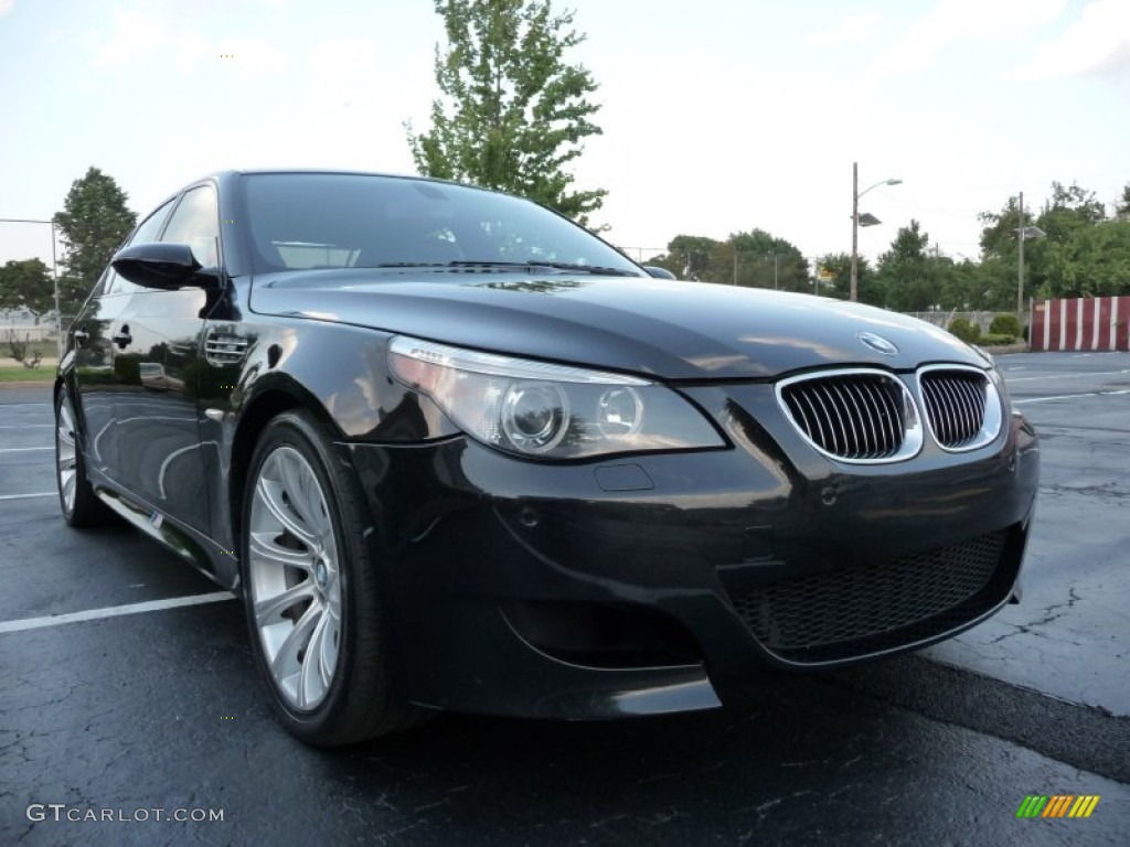 Black Sapphire Metallic 2006 BMW M5 Standard M5 Model Exterior Photo #59031844