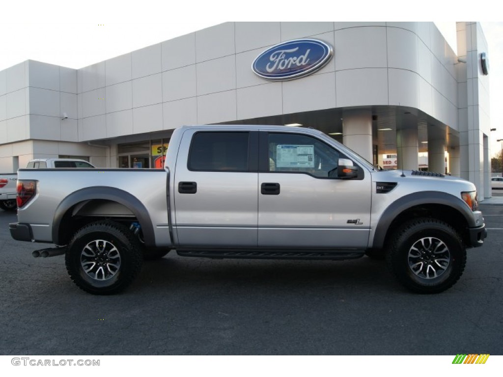 Ingot Silver Metallic 2012 Ford F150 SVT Raptor SuperCrew 4x4 Exterior Photo #59032921