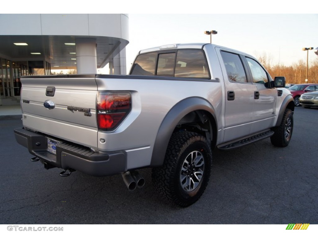 Ingot Silver Metallic 2012 Ford F150 SVT Raptor SuperCrew 4x4 Exterior Photo #59032933