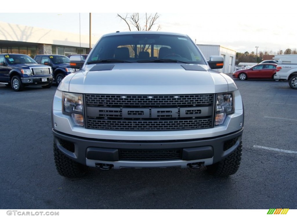 Ingot Silver Metallic 2012 Ford F150 SVT Raptor SuperCrew 4x4 Exterior Photo #59032969