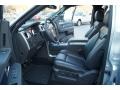 Raptor Black Leather/Cloth with Blue Accent Interior Photo for 2012 Ford F150 #59032998