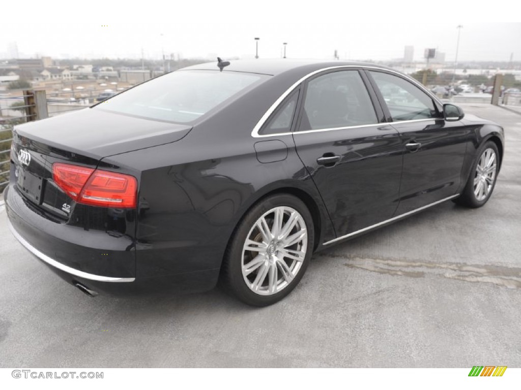 Phantom Black Pearl Effect 2011 Audi A8 4.2 FSI quattro Exterior Photo #59033143