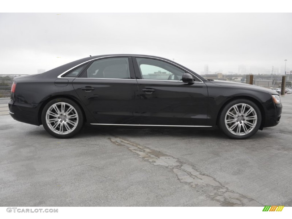 Phantom Black Pearl Effect 2011 Audi A8 4.2 FSI quattro Exterior Photo #59033163