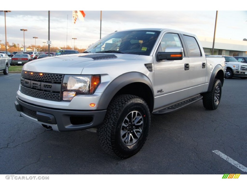 Ingot Silver Metallic 2012 Ford F150 SVT Raptor SuperCrew 4x4 Exterior Photo #59033377