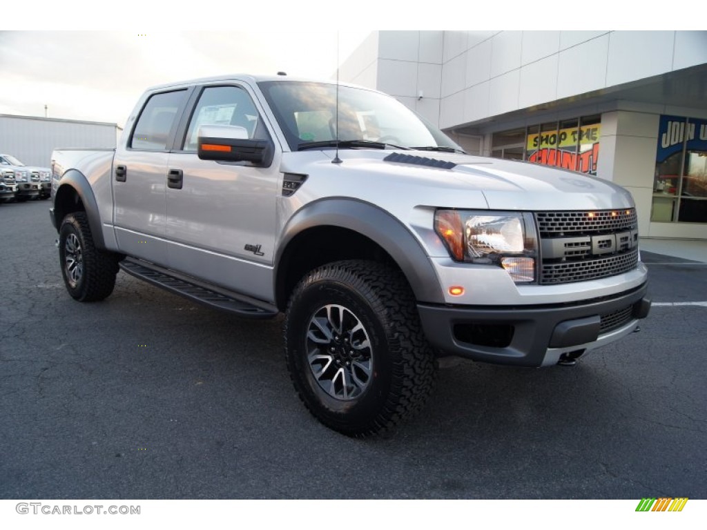 Ingot Silver Metallic 2012 Ford F150 SVT Raptor SuperCrew 4x4 Exterior Photo #59033392