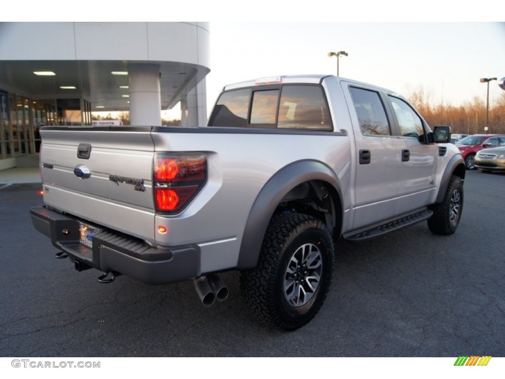 Ingot Silver Metallic 2012 Ford F150 SVT Raptor SuperCrew 4x4 Exterior Photo #59033398