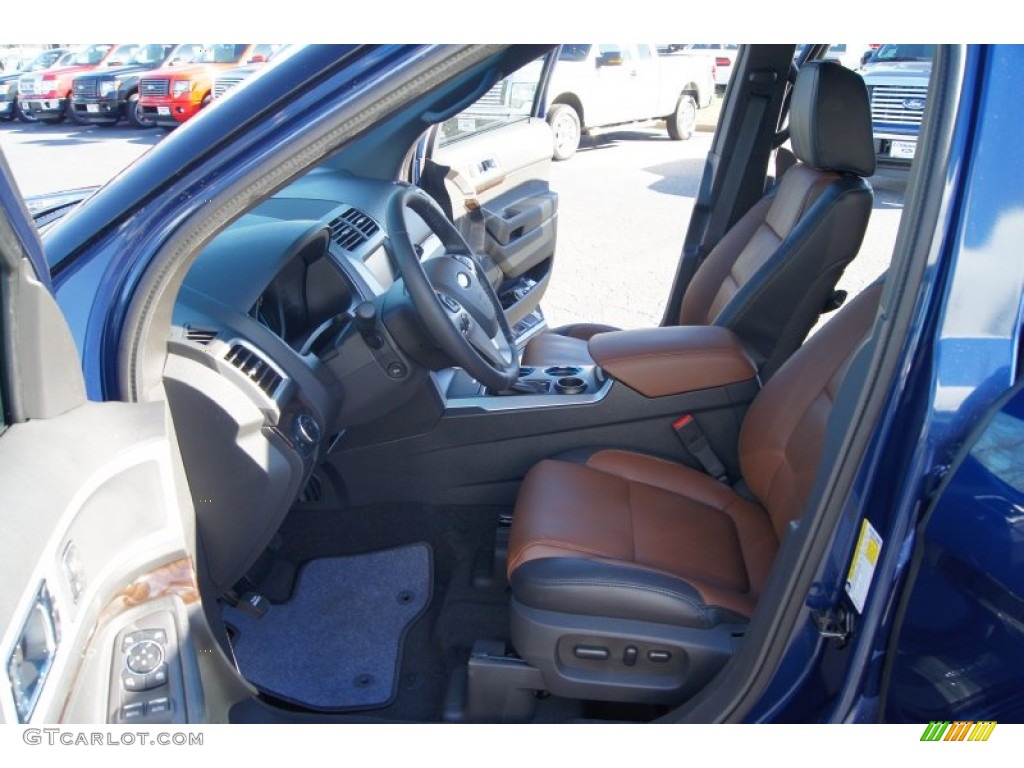 Charcoal Black/Pecan Interior 2012 Ford Explorer Limited Photo #59033485