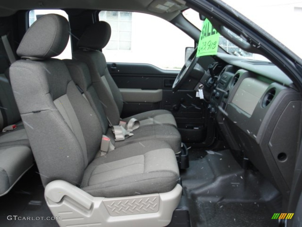 2010 F150 XL SuperCab 4x4 - Ingot Silver Metallic / Medium Stone photo #16